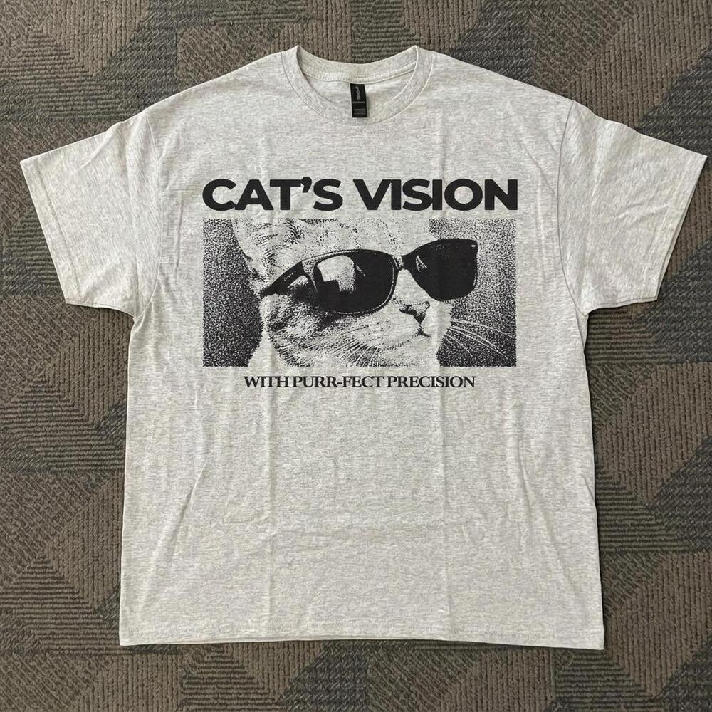 Grey CatS Vision With Purr-Fect Precision T Shirt
